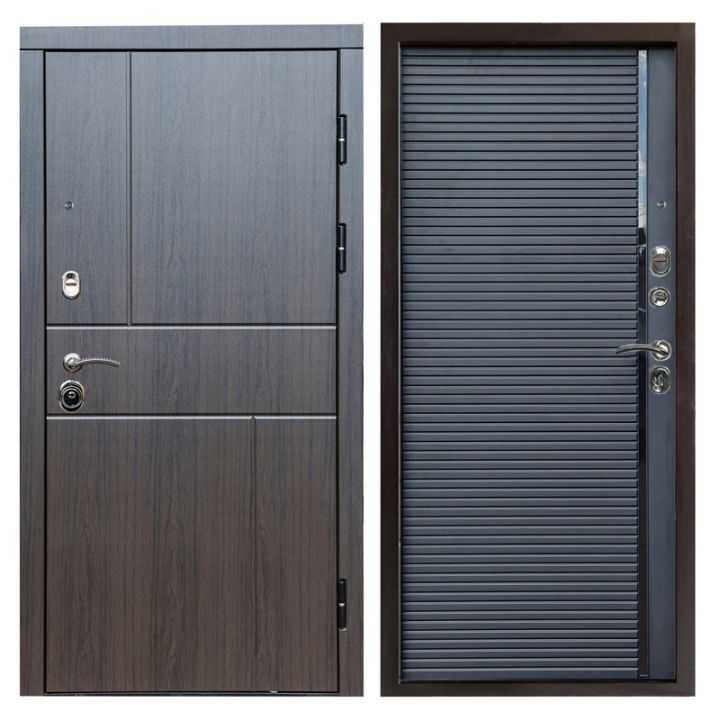 Входная дверь Termo-door Вертикаль венге Porte black