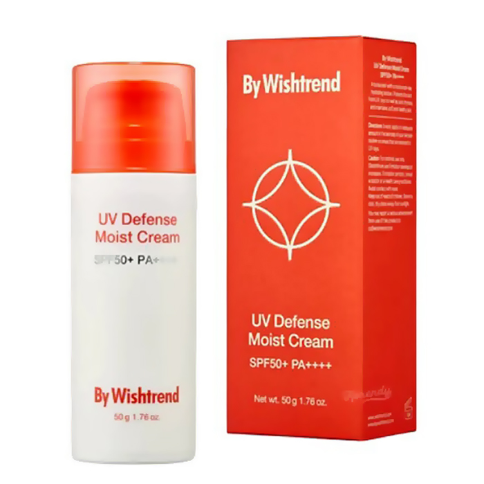 BY WISHTREND Крем солнцезащитный увлажняющий. UV defense moist cream SPF50+ PA++++, 50 гр.