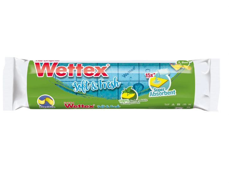 Vileda Wettex Talousliinarulla Soft & Fresh Ткань в рулоне для уборки 1.5 м