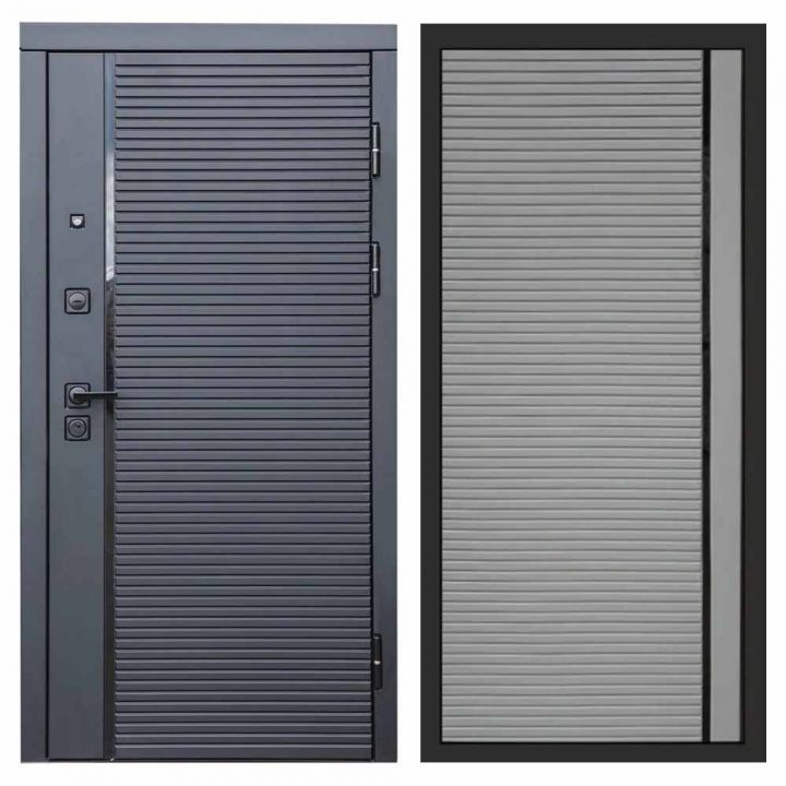 Входная дверь Termo-door Black line PORTE Грей Софт