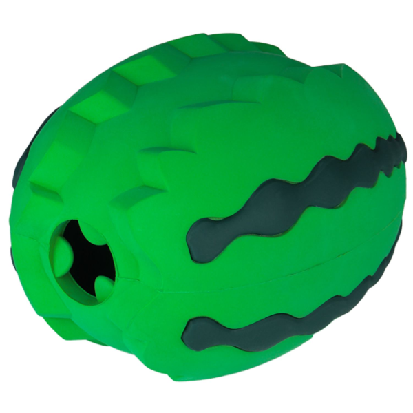 Игрушка для собак Mr.Kranch Арбуз зеленая с ароматом курицы 15 см