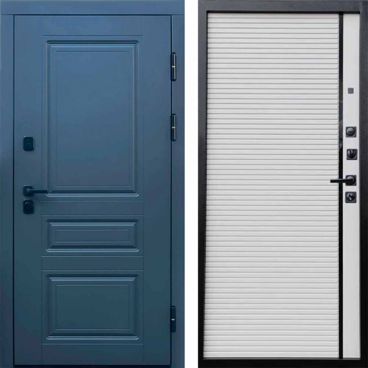 Входная дверь Termo-door Классика Графит Porte white