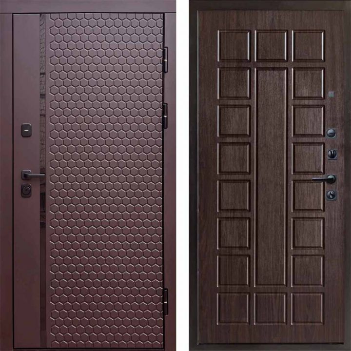 Входная дверь Termo-door SIMPLE Шоколад Престиж Венге