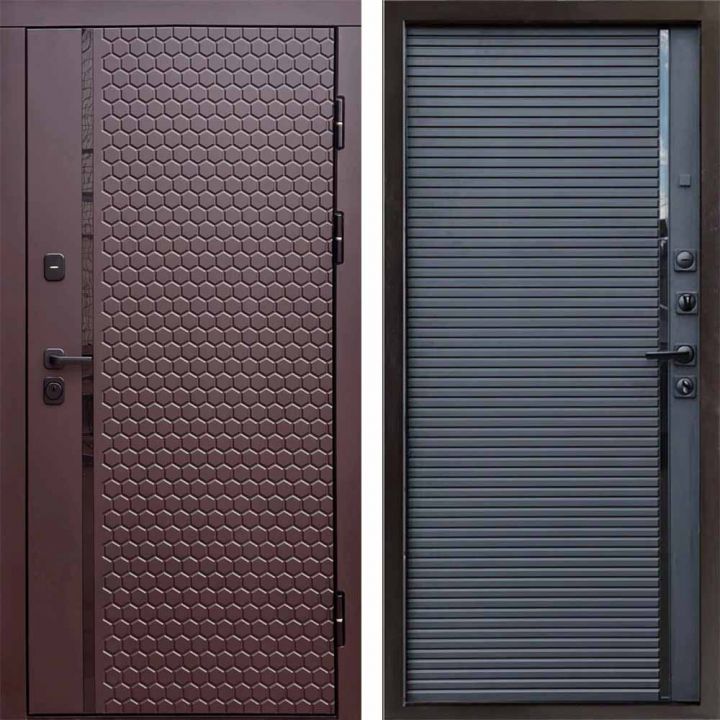 Входная дверь Termo-door SIMPLE Шоколад Porte black