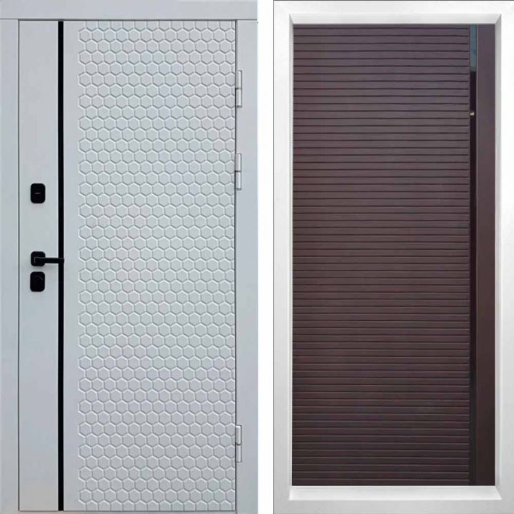 Входная дверь Termo-door SIMPLE WHITE PORTE Шоколад