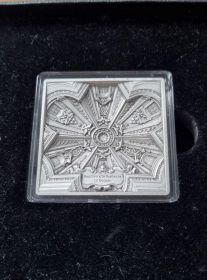 Самоа 10 долларов "Храм Сант-Иво алла Сапиенца" 2021 год Proof серебро