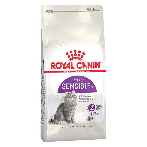 Сухой корм Royal Canin Sensible 33 для кошек с чувствительной пищеварительной системой