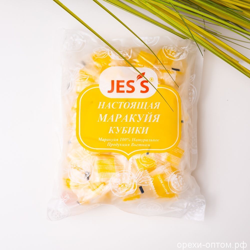 Маракуйя кубики (конфетка) Вьетнам "JESS" 500гр