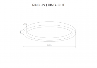 Кольцевой Led светильник Ring out 400x400