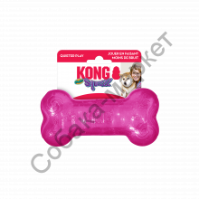 Игрушка KONG Squeezz Cracle Bone Сквиз хрустящая косточка