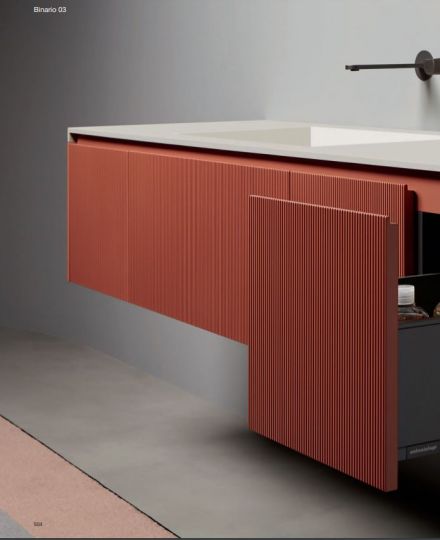 Комплект мебели из 4-х модулей столешница Colormood Antonio Lupi Binario 03 (Пример 3) ФОТО