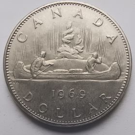 Каноэ 1 доллар Канада 1969