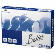 BALLET CLASSIC А4, 80 г/м2, 500 л., марка В, BALLET CLASSIC, Россия, 153% (CIE