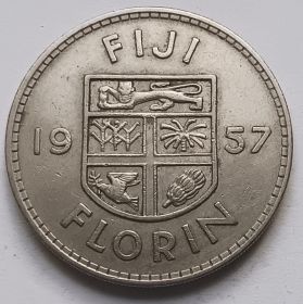 1 флорин Фиджи 1957