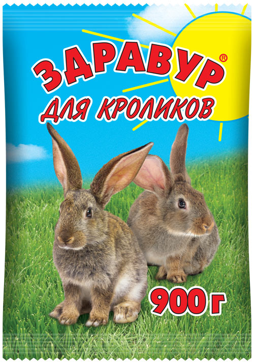 Премикс Ваше Хозяйство Здравур для Кроликов 900 гр