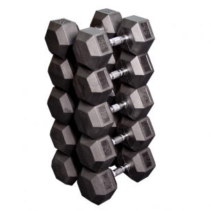 Набор гексагональных гантелей Body Solid SDRS650 (5x24,75-33,75 кг) 