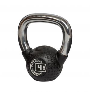 Гиря с хромированной ручкой полиуретановая (CPU) Original FitTools FT-KB-CPU-4 (4 кг) 