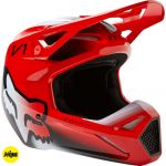 Fox V1 Toxsyk Flo Red (2023) шлем внедорожный