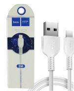 Кабель USB-8pin HOCO X20, 2м, 2,1A, силикон, белый