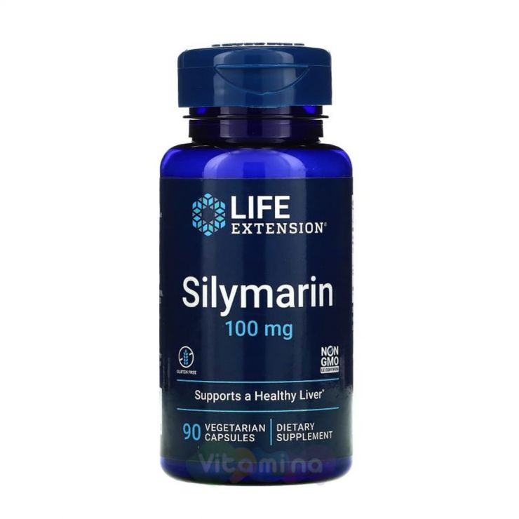 Life Extension Силимарин 100 мг Silymarin, 90 капс