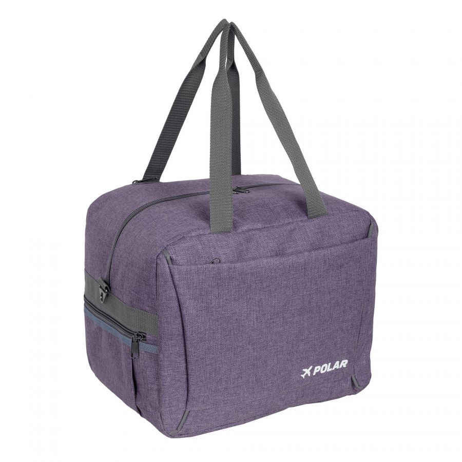 Дорожная сумка П9014 (Серо-фиолетовый) POLAR S-4615109014191