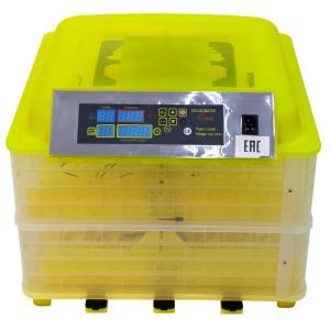 Инкубатор HHD на 112 яиц автоматический переворот с универсальными лотками