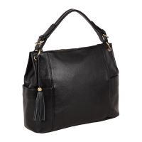 Женская сумка из кожи 50010123-2 black (Черный) POLAR S-4617831232058