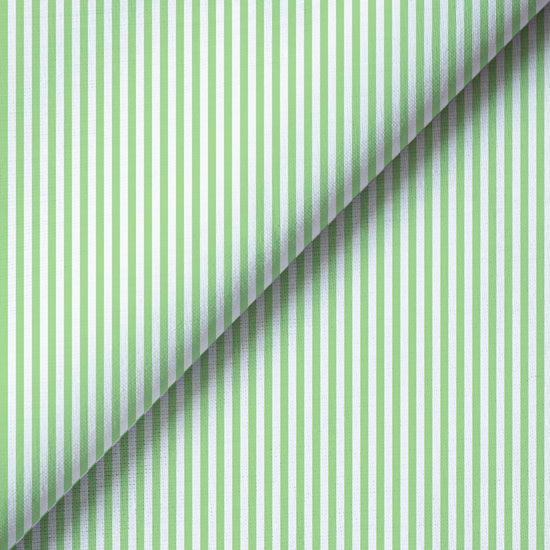 Хлопок -  Бело-зеленая полоска 25х75 см limit