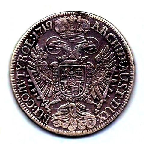 1 талер 1719 Австрия Карл VI