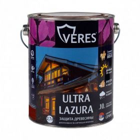 Антисептик Veres Ultra Lazura 2.7л Шелковисто-Глянцевый / Верес Ультра Лазура