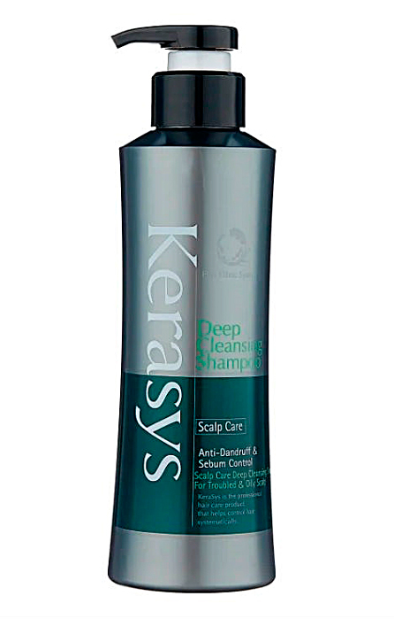 KERASYS Шампунь освежающий для сухой кожи. Hair clinic cleansing shampoo anti dandruff, 400 мл.