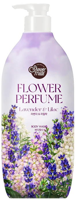 KERASYS Гель для душа лаванда. Shower mate flower perfume purple flower, 900 мл.