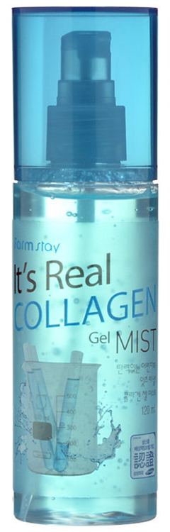 FARMSTAY Увлажняющий мист-гель с коллагеном. It’s Real Gel Collagen Mist, 120 мл.