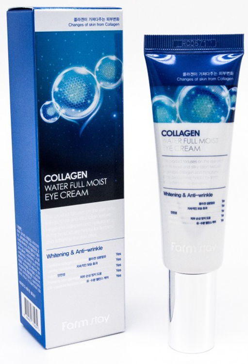 FARMSTAY Увлажняющий крем для век с коллагеном. Collagen Water Full Moist Eye Cream, 50 мл.