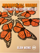 Реалистичные бабочки - Butterfly Blizzard by Jeff McBride & Alan Wong (ОРАНЖЕВЫЕ)