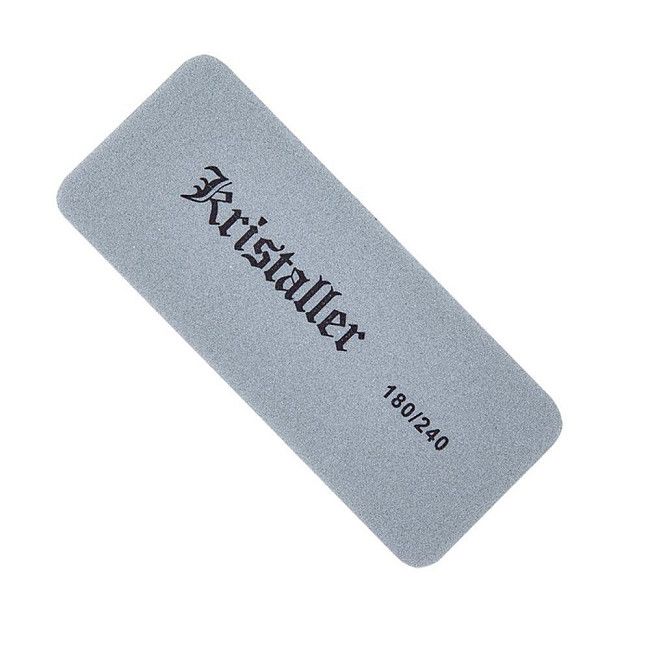 Kristaller Бафик   для ногтей квадрат 180/240 грит, серый, арт.1204