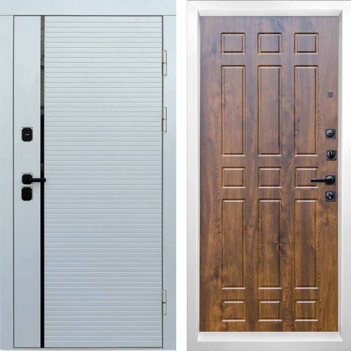 Входная дверь Termo-door WHITE LINE Спарта Дуб Металлическая