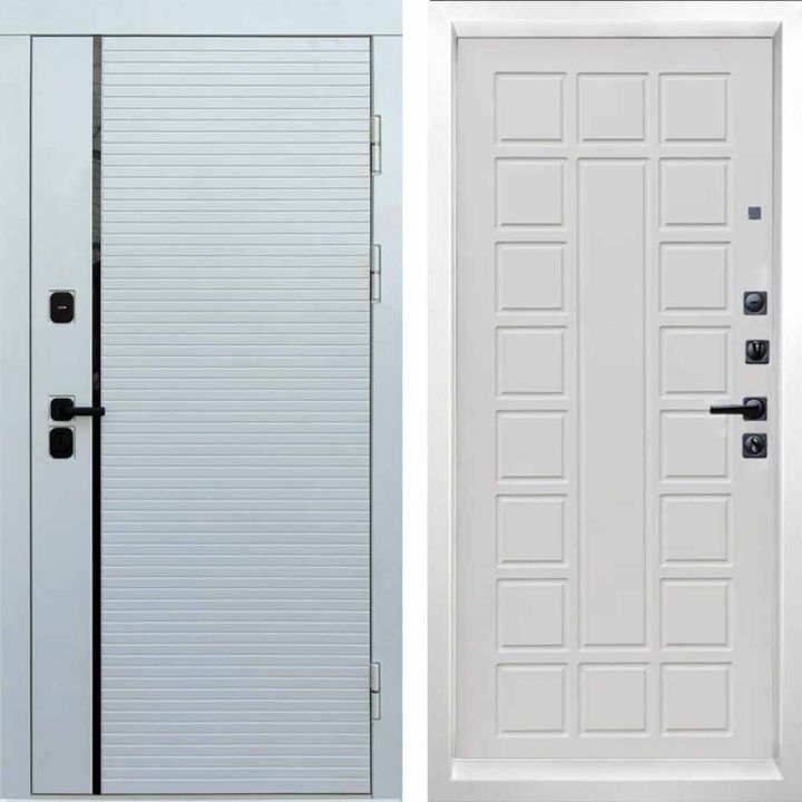 Входная дверь Termo-door WHITE LINE Престиж Бежевый матовый Металлическая