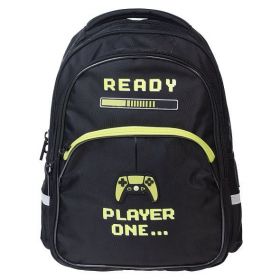 Рюкзак Hatber EASY -Play game- 41Х29Х16 см, полиэстер нагрудная стяжка светоотражающие вставки, 2 отделения, 3 кармана