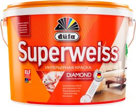 Краска для Стен и Потолков Dufa Superweiss RD4 10л Глубокоматовая, Воднодисперсионная