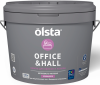 Краска для Офисов и Холлов Olsta Hall & Office 9л Моющаяся, Матовая / Ольста Холл & Офис