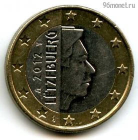 Люксембург 1 евро 2012