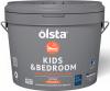 Краска для Детских и Спален Olsta Kids & Bedroom 9л Гипоаллергенная Матовая / Ольста Кидс & Бедрум
