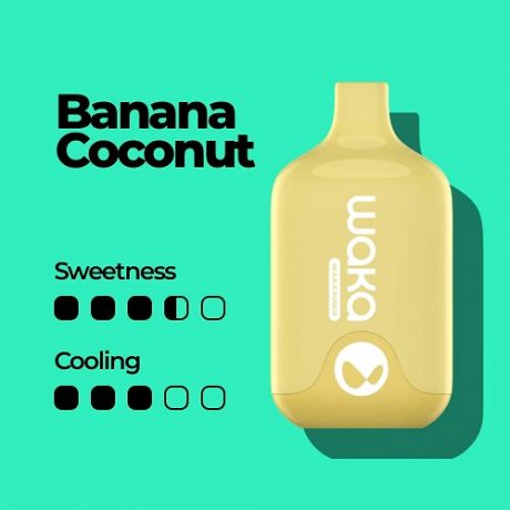 WAKA SMASH 6000 - Banana Coconut
