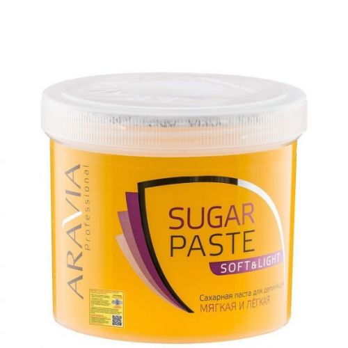 "ARAVIA Professional" Сахарная паста для шугаринга "Мягкая и легкая" мягкой консистенции, 750 г.