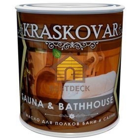 Масло Kraskovar Sauna & Bathhause для полков бани и сауны