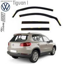 Дефлекторы Volkswagen Tiguan I от 2007 - 2016 для дверей вставные Heko (Польша) - 4 шт.