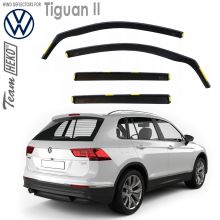 Дефлекторы Volkswagen Tiguan II от 2016 - для дверей вставные Heko (Польша) - 4 шт.