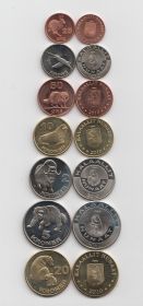 Гренландия Набор 7 монет 2010 год UNC
