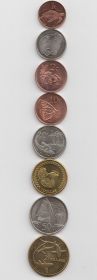 Токелау Набор 8 монет 2017 год AU-UNC